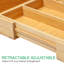 Rangement de garde-robe ajustable H 2 po x l 19,1 po x P 17,8 po