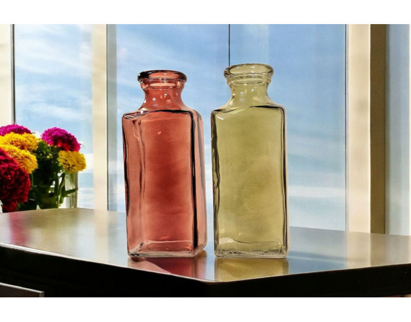 Tamaira Glass Decorative Jar - Set of 2
