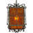 Standford 1 - Light Black Hills Gold Lantern Pendant