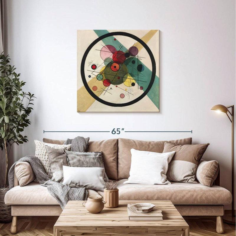 Avery Circles In A Circle, 36" H x 36" W