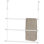 3-Tier Over-The-Door Towel Rack – White Metal Bathroom Door Hanging Towel Bar & Drying Rack