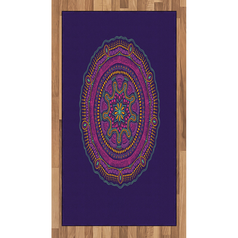 Yoga High Density Long Fiber Poly Threads Decorative Area Rug Carpet, Rectangle 2'7" x 5'