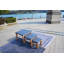 Table basse en aluminium