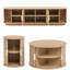 Ensemble de salon 3 pièces avec meuble télé et table basse-625609918