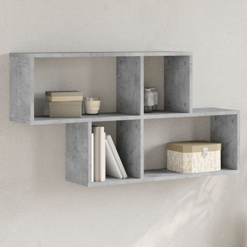 Argenide Floating Shelf, Concrete Grey