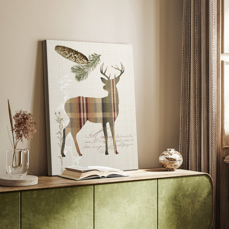 Woodland Plaid I - galerie sur mesure, H 18 po x l 12 po
