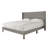 Linen Platform Wingback Bed -223115519-223115517