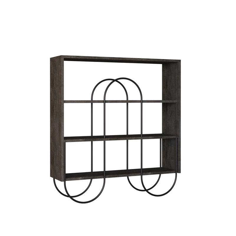 Aditi 97Cm Console Sideboard Display Unit, Dark Coffee