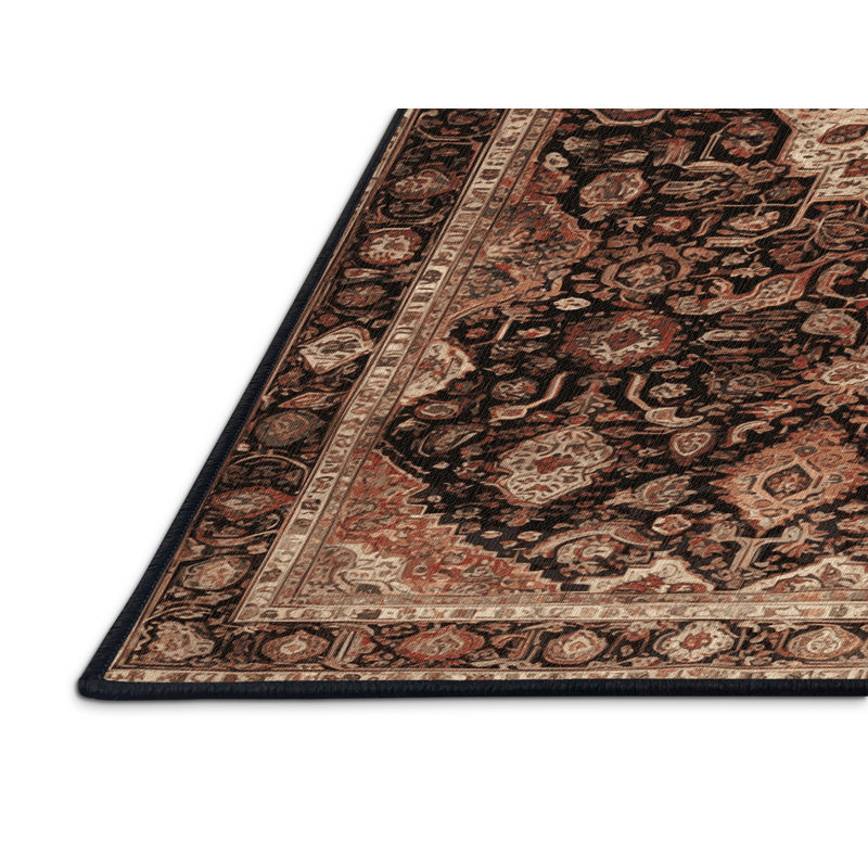 Tapis brun lavable à la machine