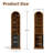 68 Inch Tall Arched Storage Display Cabinet