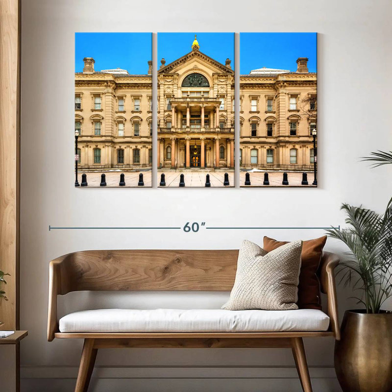 New Jersey State House, 32" H x 50" W