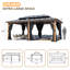 20 Ft. W X 12 Ft. D Aluminum Patio Gazebo