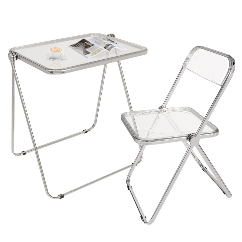 table de bout style traîneau, Transparent