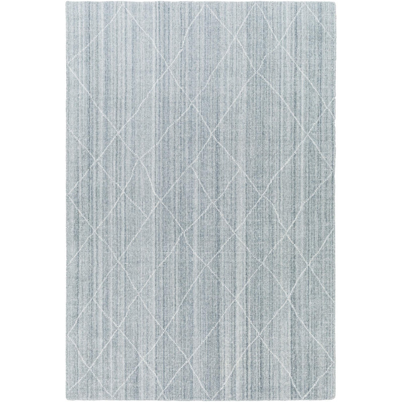 Hand Loomed Geometric Rug, Rectangle 9' x 12'