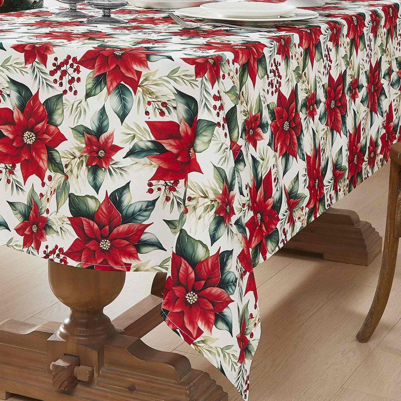 The Holiday Aisle® Karilynn Tablecloth, 50" W x 70" L