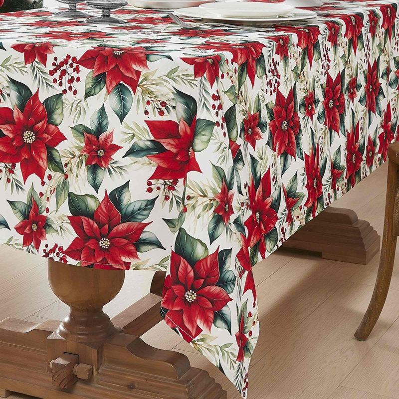 The Holiday Aisle® Karilynn Tablecloth, 60" W x 102" L