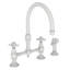 Fairfield Kitchen Bridge Faucet with Side Spray-1260315138