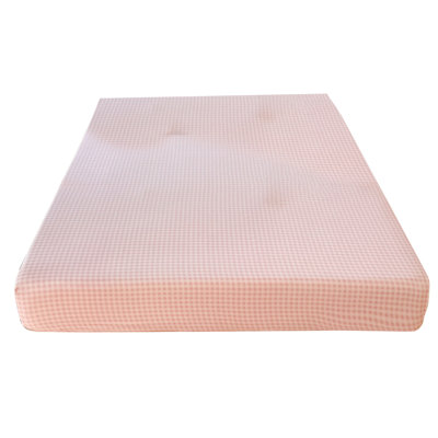 Polyester bed cover Light Colored Checkered Solid Color Ease Friendly Washable Sheets