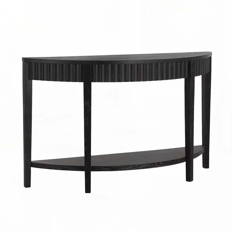 Console en bois avec tablette ouverte Sunny