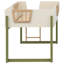 Lit mezzanine double Evren avec échelle, coloris tricolore