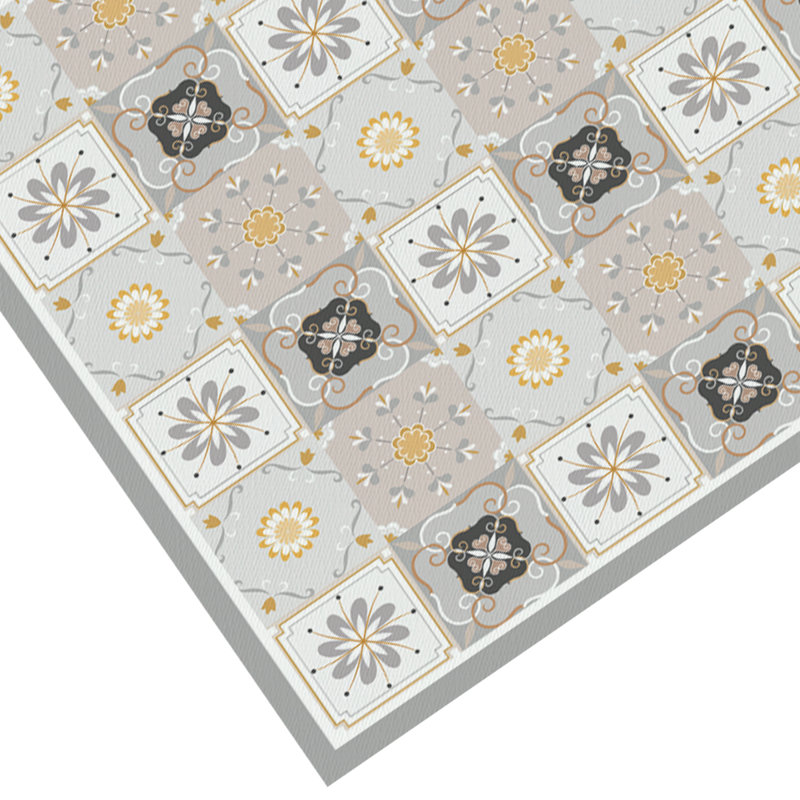 Davanti Vinyl Floor Mat - Tile Collection, Runner 2' x 5'