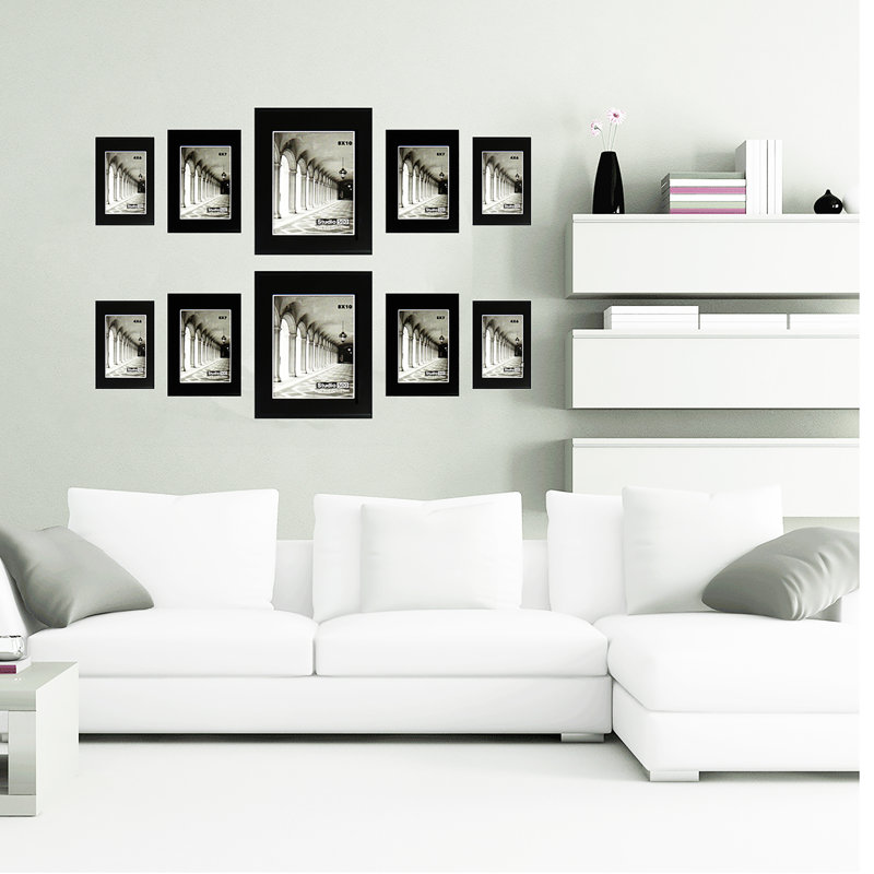 Ensemble de 10 cadres photo Glam Sleek