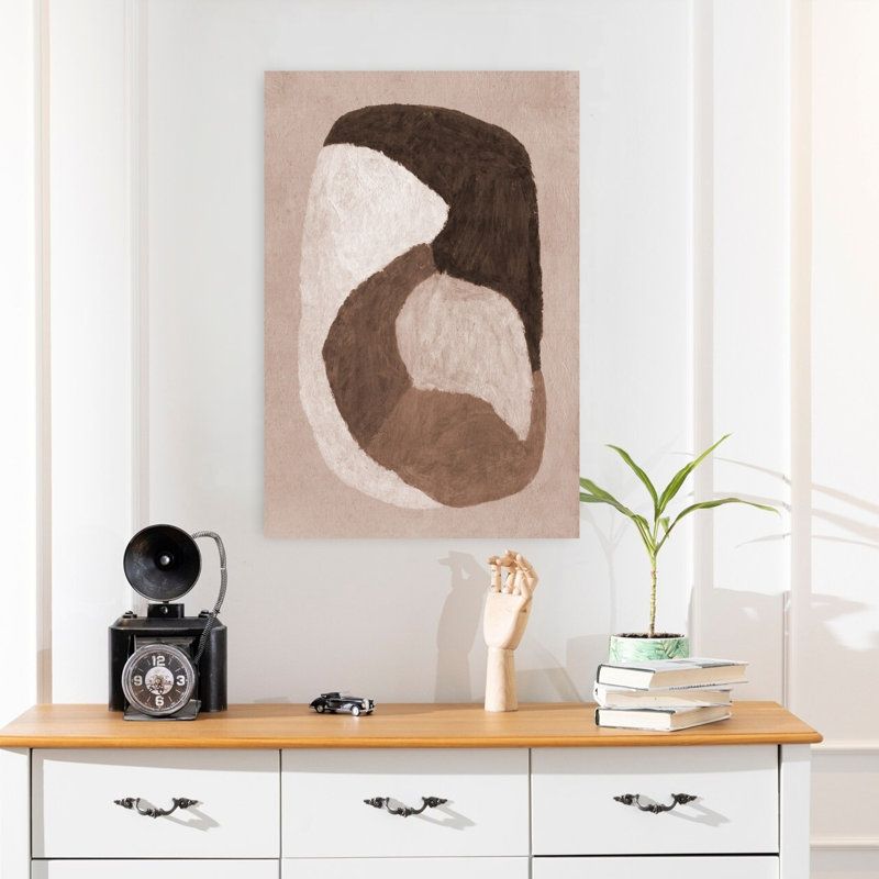 Art contemporain contemporain abstrait, H 24 po x l 16 po