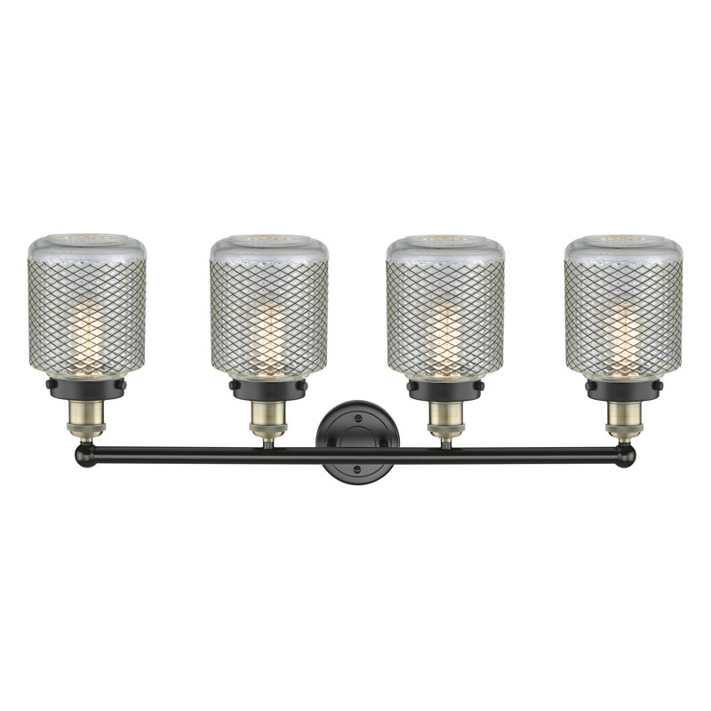 Dore 4 - Light Dimmable Vanity Light, Black Antique Brass