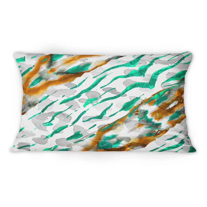 Abstract Throw Pillow