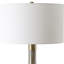 Lampe de table en verre brun Tymeir