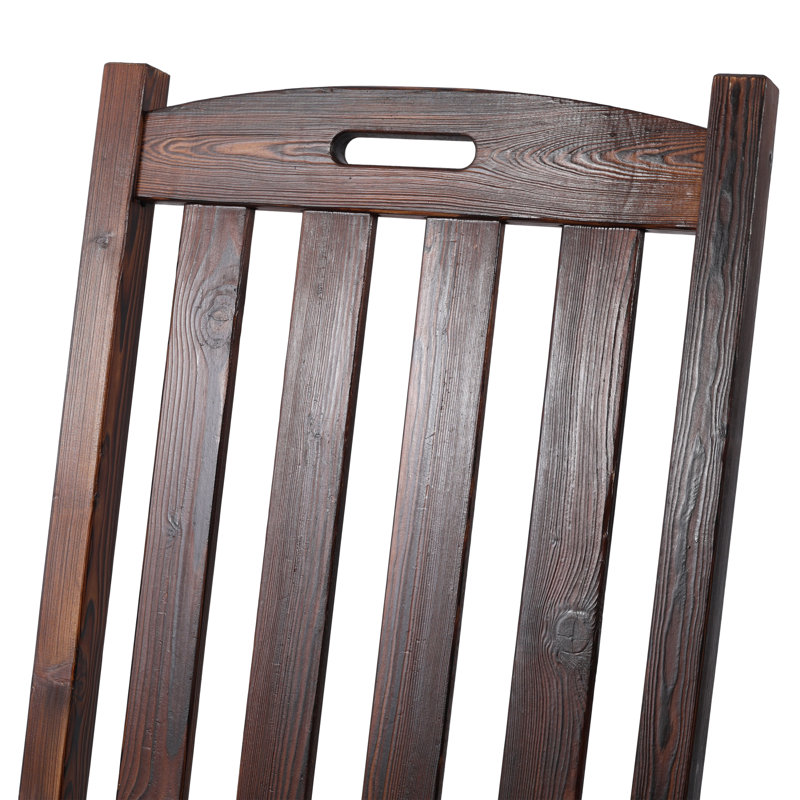 Chaise berçante haut de gamme en bois