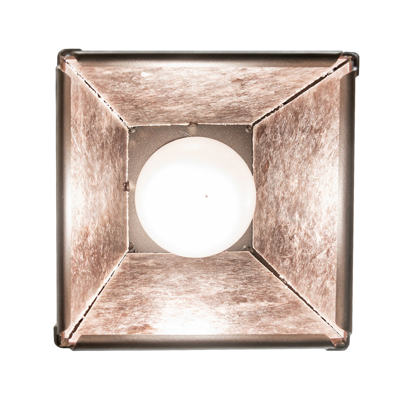 5" Square Whispering Pines Mini Pendant