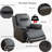 Staphanie Faux Leather Recliner
