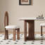 Ensemble de table de salle à manger bi-matière-106238090