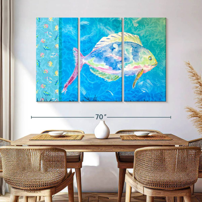 Brampt Under The Sea I, 42" H x 65" W