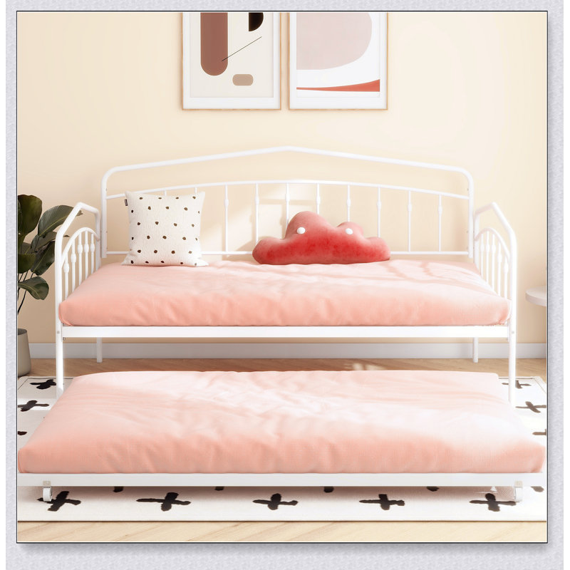 Fox Twin Daybed With Twin Trundle, White