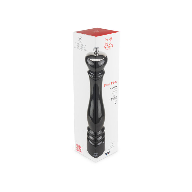Paris Icone Salt Mill/Grinder, 11.82" H x 2.6" W x 2.6" D