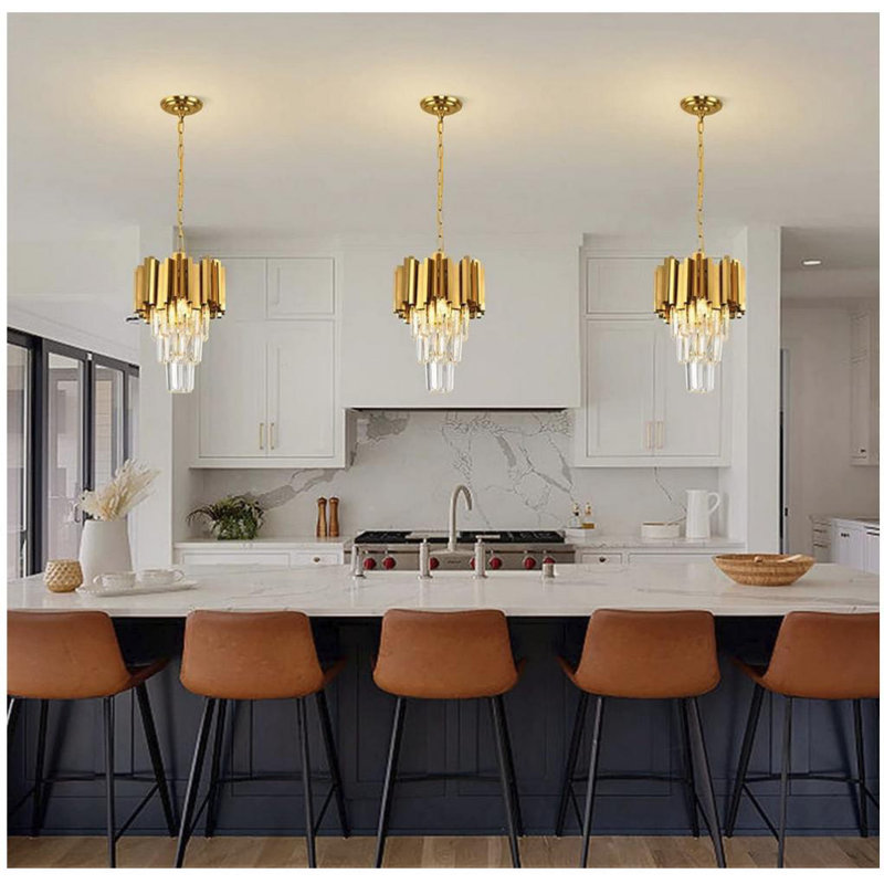 Luminaire suspendu en cristal 3 lumières