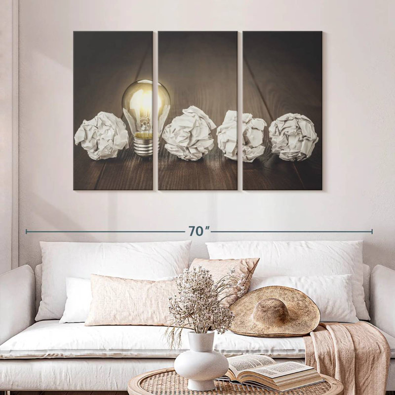 Alcaraz Bright Idea, 32" H x 50" W