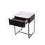 Smithers 40cm W Metal Bedside Table-125917090