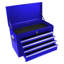 6 Detachable Tool Stand Cabinet - Rolling With 4 Universal Wheels, 15Kg Drawer Capacity, Powder Coated, Blue For Workshop Holder Box With Lock And Garage-1264033575