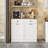 Wood 10 Gallon Cabinet Trash Can-97771494