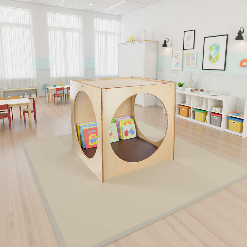 Contender Vinyl Reading Hideaway, Unassembled, Brown