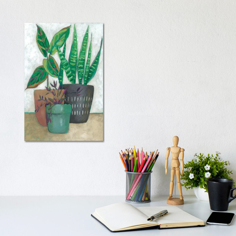 House Garden I by Chariklia Zarris - Wrapped Canvas Gallery-Wrapped Canvas Giclée, 30.48cm H x 20.32cm W x 1.905cm D