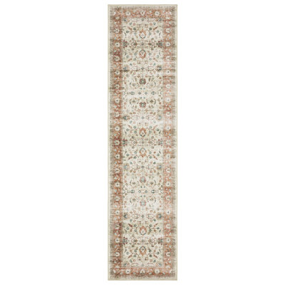 Tapis ivoire / rouille Maderia