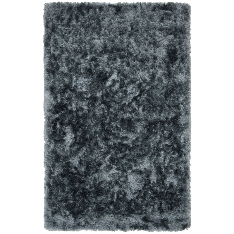 Morrell Shag Hand Tufted Performance Solid Color Rug, Rectangle 5' x 8'