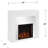 Stadderly Mirrored Fireplace