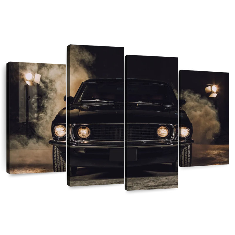 Mehar Smoky Black Car, 27" H x 43" W