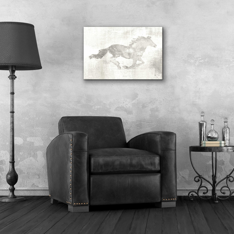 «Mustang Study Neutral» par Studio Mousseau, H 16 po x l 24 po x P 0,2 po