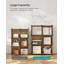 6 Pair Stackable Shoe Storage Cabinet